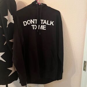 Black Graphic Hoodie